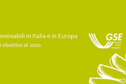 Fonti rinnovabili in Italia e in Europa verso il 2020