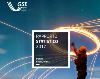 Rapporto statistico fonti rinnovabili 2017